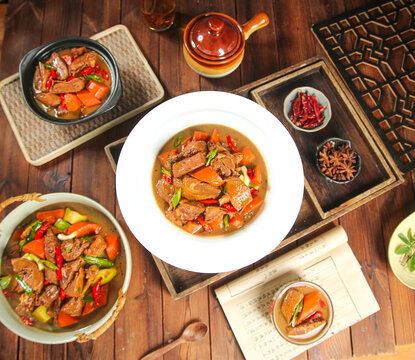 铁锅炖大鹅,中国菜系,食品餐饮,摄影素材,汇图网