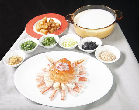 松叶蟹 中国菜系中的海洋珍馐及其餐饮摄影之美